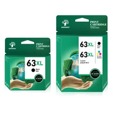 63XL Combo Ink Cartridges for HP 63 Deskjet 1110 2130 3630 ENVY 4510 4512 4520 