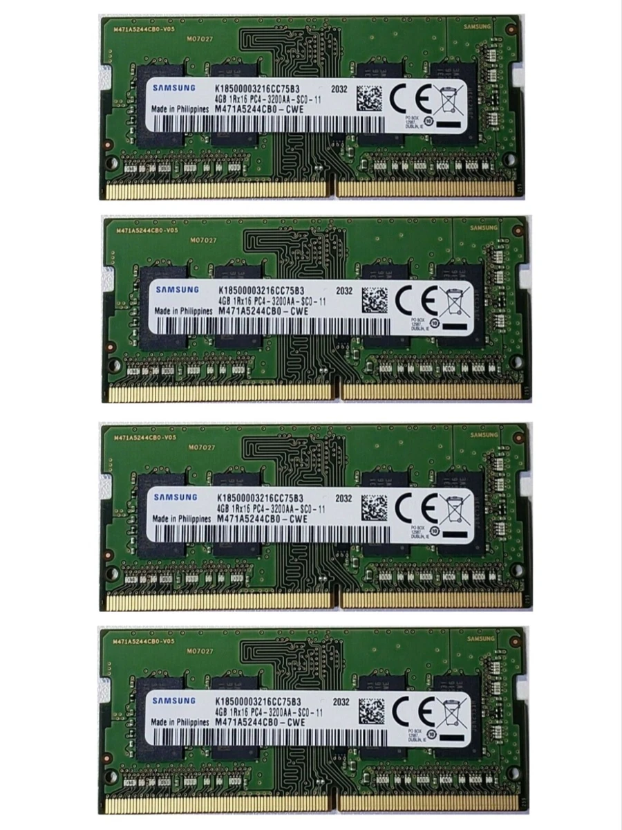 Samsung DDR4 SDRAM 4 GB Capacity per Module Memory (RAM) for sale