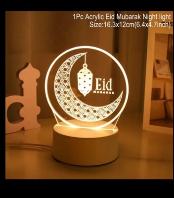 Eid Mubarak LED Licht Deko LED Licht perfekt als Geschenk 