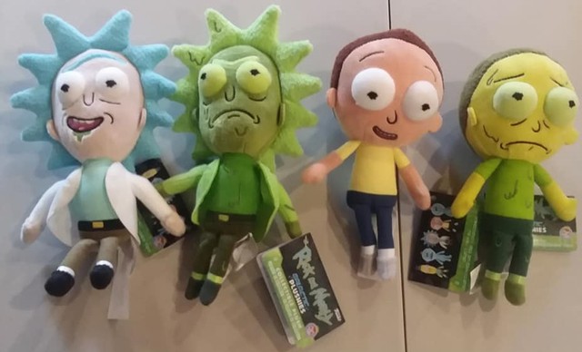 rick and morty collectible plush