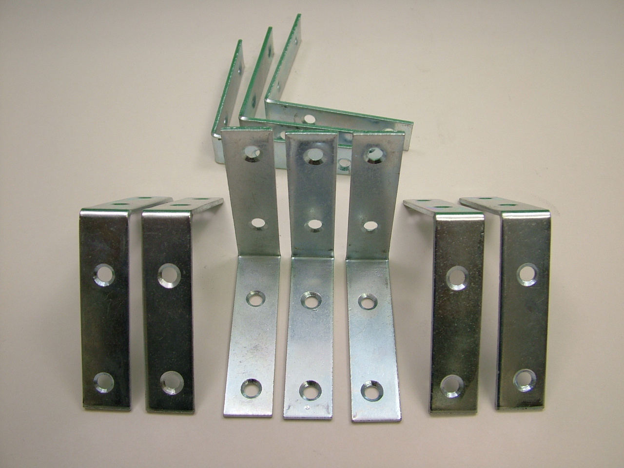 Right angle L bracket corner brace 65x16mm fixing support bracket, pack of 10