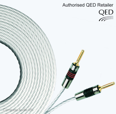 QED Silver MICRO Speaker Cable SPOFC Miniature Price Per Metre Unterminated  UK