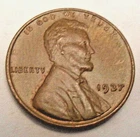 1937 P Lincoln Wheat Cent / Penny *AU - ABOUT UNCIRCULATED*   *FREE SHIPPING*