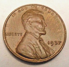 1937 P Lincoln Wheat Cent Penny Au - About Uncirculated  Free Shipping