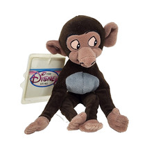 DISNEY TARZAN BABY BABOON MINI BEAN BAG STUFFED ANIMAL PLUSH TOY NEW W/ TAG