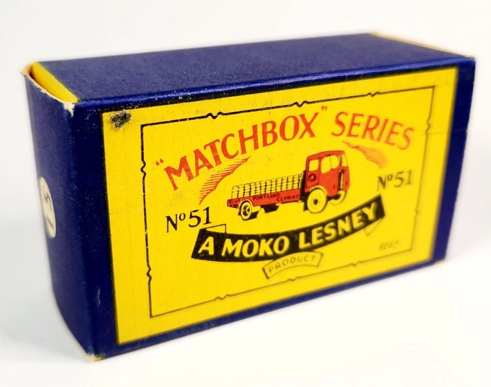 MATCHBOX LESNEY Nº Camión de cemento 51a ALBION CHIEFTAN gris ruedas caja "B" años 50 Foto 2 de 4