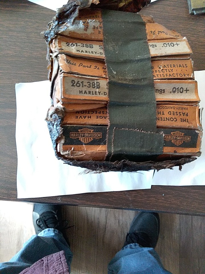 vintage harley davidson Parts Piston Rings 26138B 7 WWII Sets NOS eBay