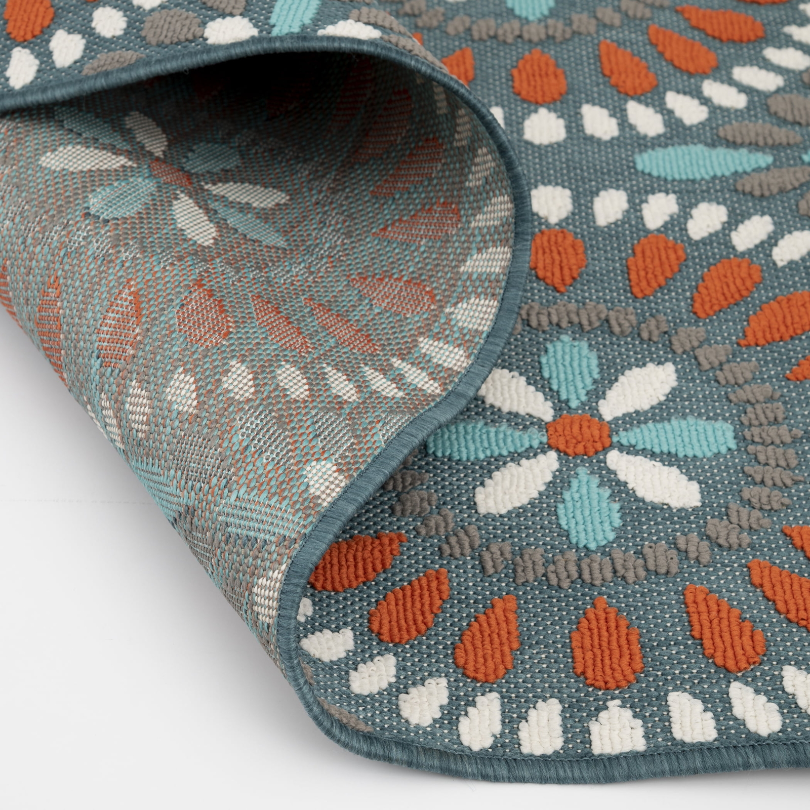 Mainstays 5' x 7' Multi Medallion Polypropylene Outdoor Area Rug Free Shipping