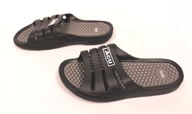Dream Products Men's Massaging Comfort Slides Black 85917 MM1 Size EU:41 US:8 | eBay