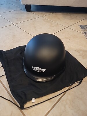 AHR DOT Approved Motorcycle Half Helmet Chopper Cruiser Scooter ABS Shell S-XL