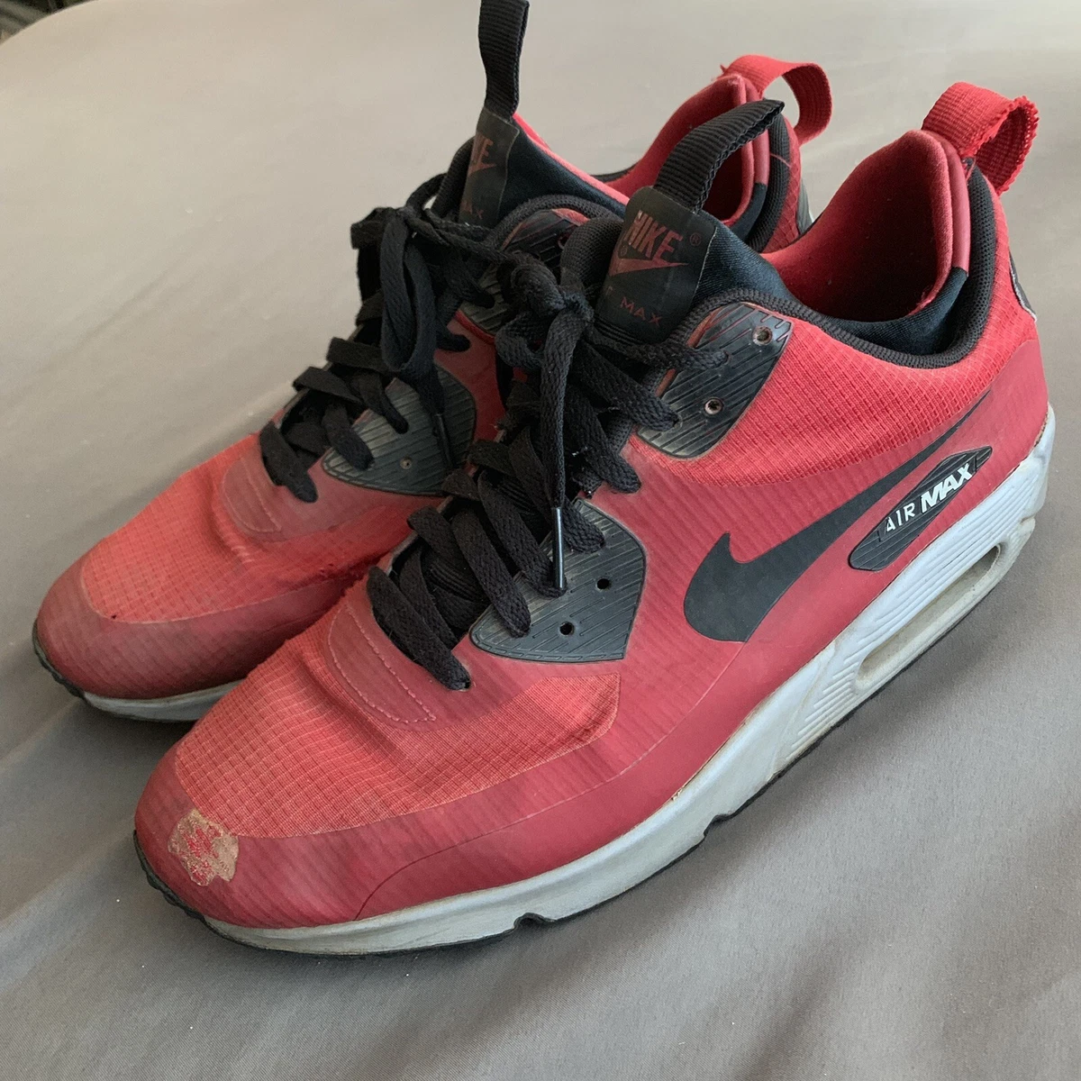 Kunstneriske Orphan Ru Nike Air Max 90 Midwinter 'Gym Red' 806808-600 Men's Size 11 | eBay