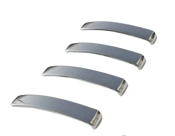 Cubierta de manija de puerta cromada para PEUGEOT BIPPER (2008 + 2017) 4 PIEZAS - Imagen 3 de 4