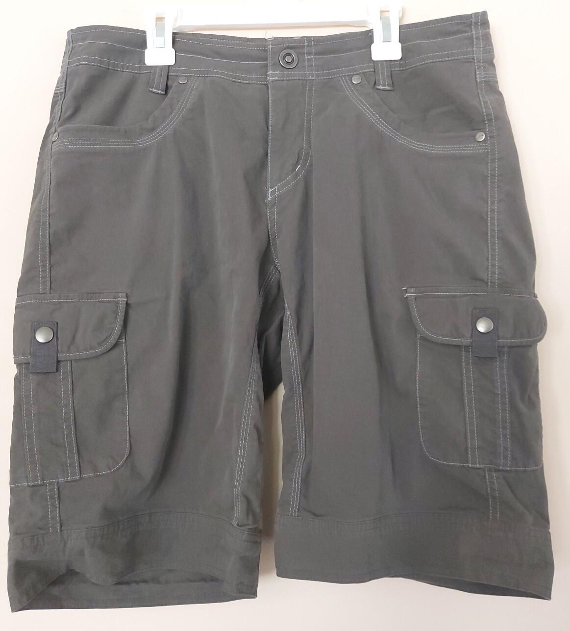 Kuhl Splash Cargo Shorts Womens Patina Dye Gray Bermu… Gem
