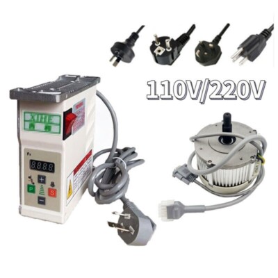550W Brushless Electric Servo Motor &amp Controller Driver Face Mount For Sander