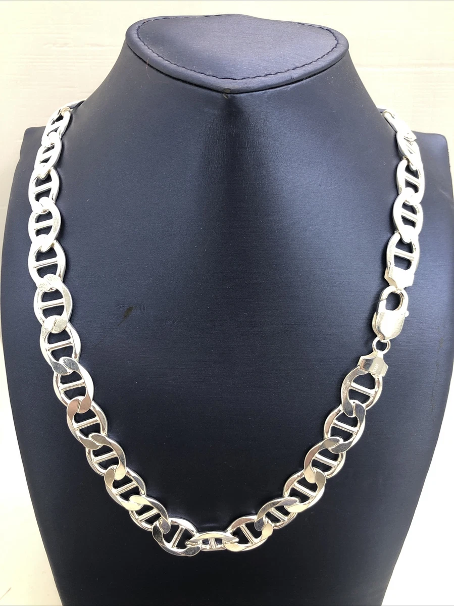 Mens sterling hotsell silver mariner chain
