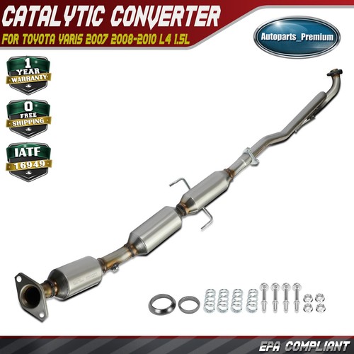 Catalytic Converter w/ Clamp for Toyota Yaris 2007 2008 2009-2011 L4 1 ...