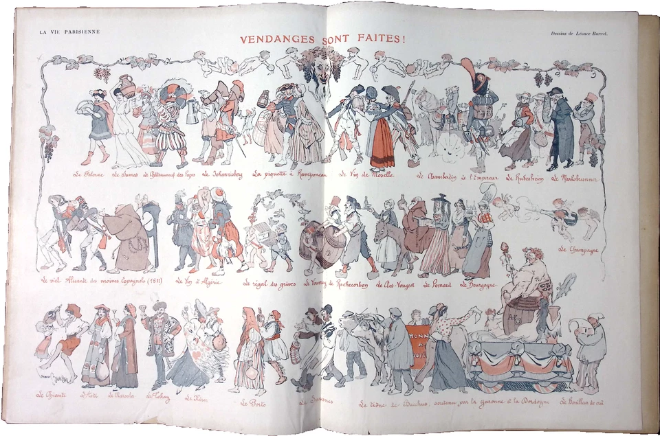 La Vie Parisienne Magazine 5 Nov 1910 Louraine The Parisian's Dream Art Nouveau - Image 3 of 4