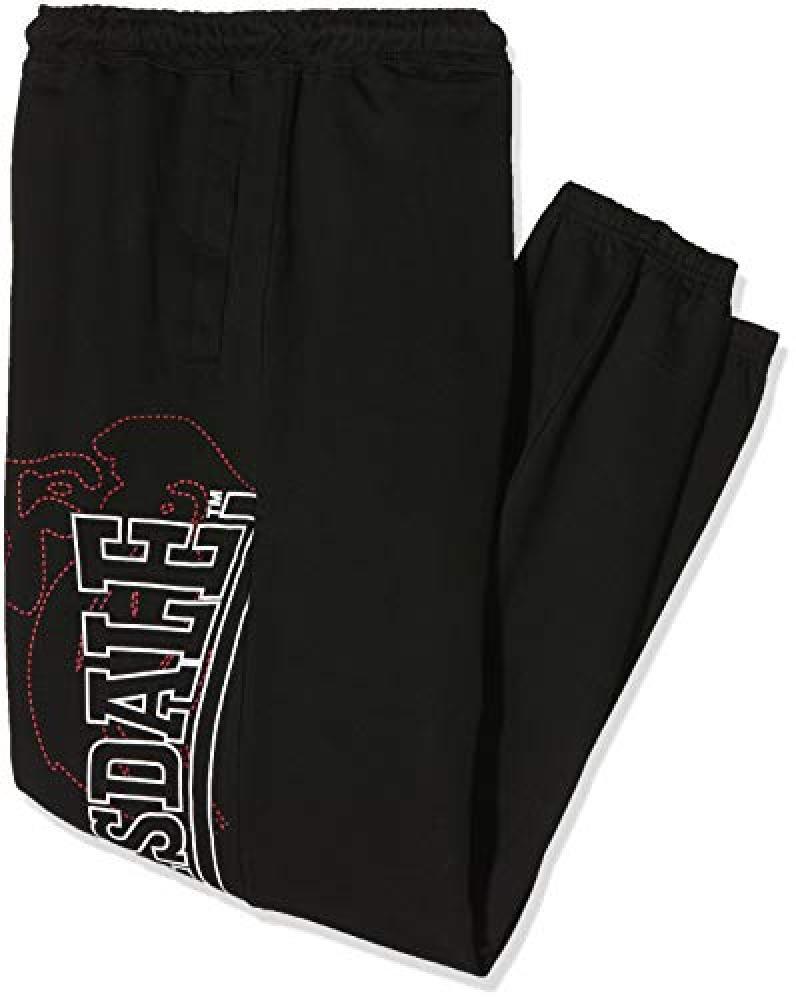 (TG. L (UK M)) Lonsdale Pantalone Joggings Dartford Nero L (UK M) - NUOVO