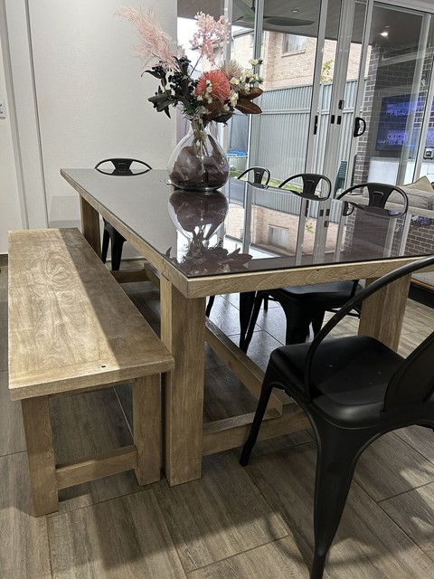 Freedom Estate Dinning Table And Bench Set Freedom Estate Dinning Table And Bench Set