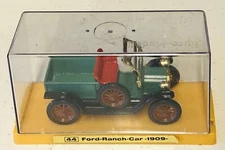 Ziss Euro Modell Ford Ranch Car 1909 Diecast Green With Case Made In Germany