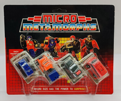 TRANSFORMERS MICROMASTERS TRUCK CAR PATROL METAMORPHS VINTAGE 80 NEW SEALED BOX