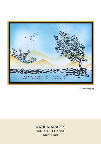 Katkin Krafts - Colección Windswept Dreams 6 in x 8 in estampilla o plantilla de 7 x 7 - Imagen 40 de 63