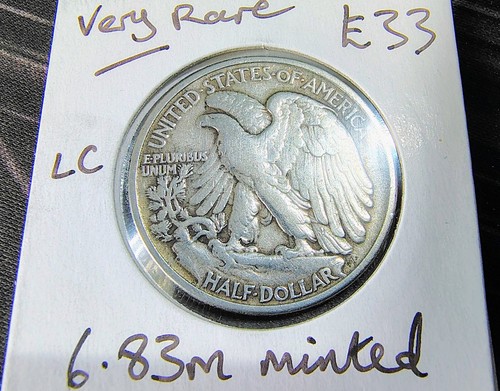 1939 P 90% Silver Walking Liberty Half Dollar EF Philadelphia VeryRare - Picture 2 of 2