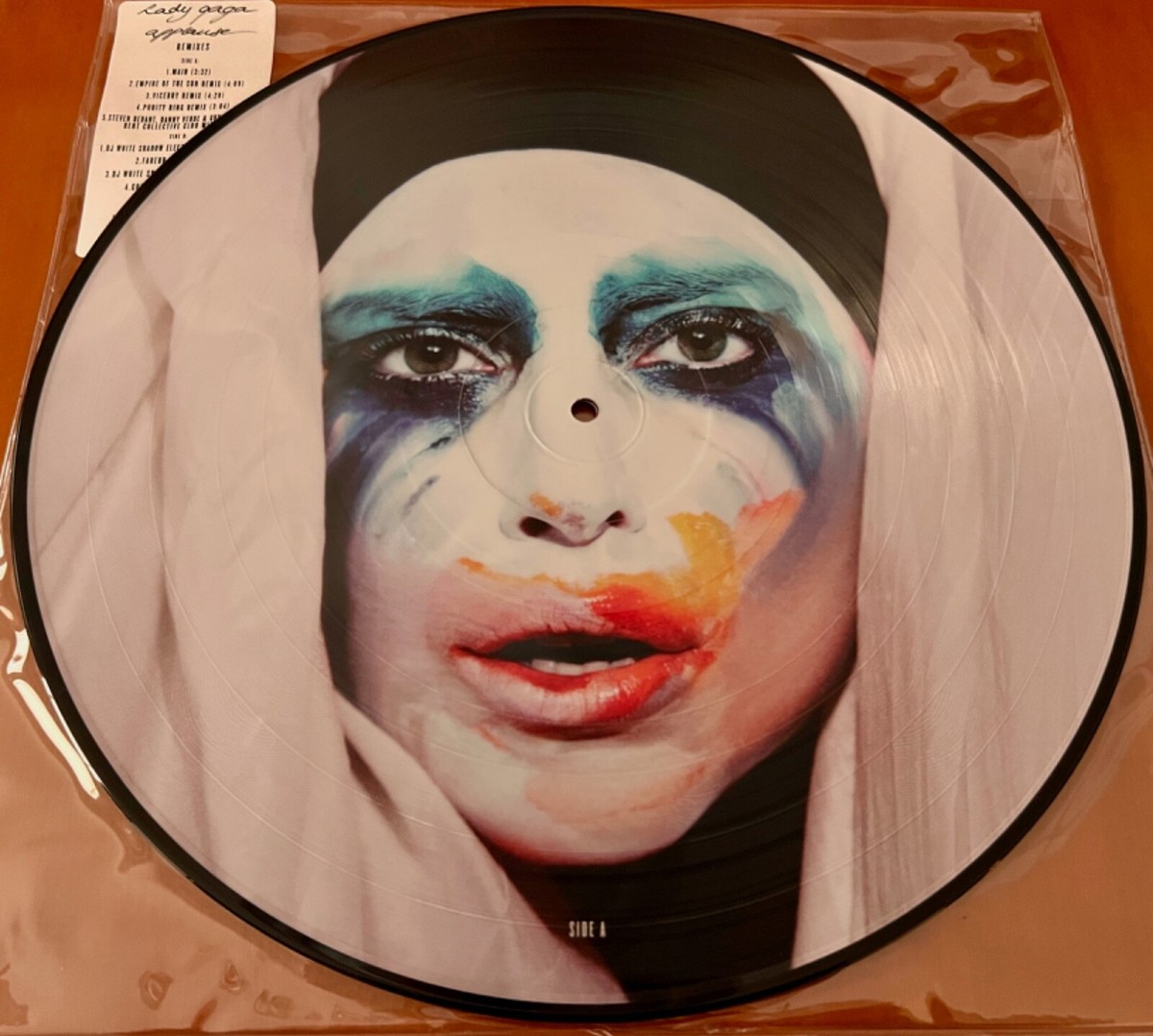 LADY GAGA APPLAUSE (REMIXES) LIMITED EDITION PICTURE DISC SINGLE