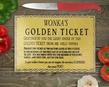 BIGLIETTO D'ORO WILLIE WONKA