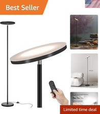 Super Bright Dimmable Torchiere Floor Lamp Perfect for Living Room Reading