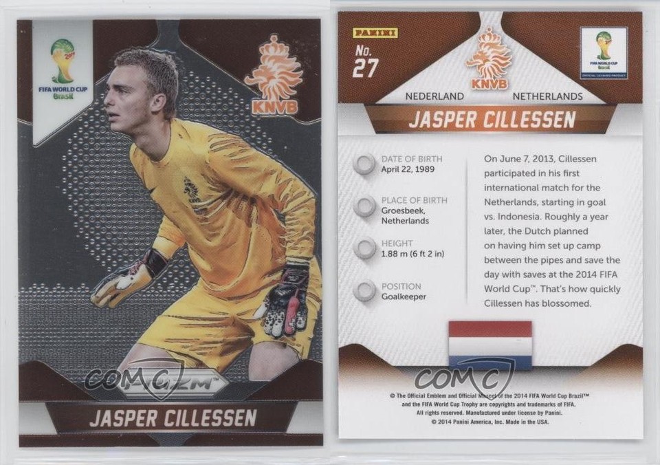 0ad 2014 Panini Prizm World Cup Jasper Cillessen #27 0ad | eBay