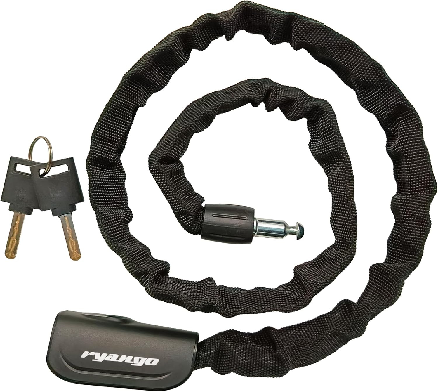 Heavy Duty anti Theft Bike Chain Lock, 2 Keys - Bicycle, Motorcycle, E-Bike, Sco