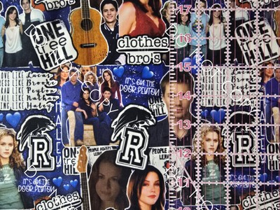 Custom 100% Cotton Woven Fabric One Tree Hill Tv Show 1/4 Yard 9x56
