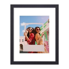 11x14 Picture Frame, Display Pictures 8x10 with Mat or 11x14 without Mat, Pho...