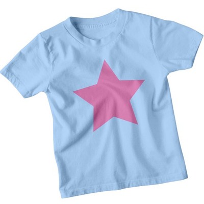 Rosa Stern Sterne Himmlisch Mädchen Jungen Kinder T-Shirt Verspieltes Design