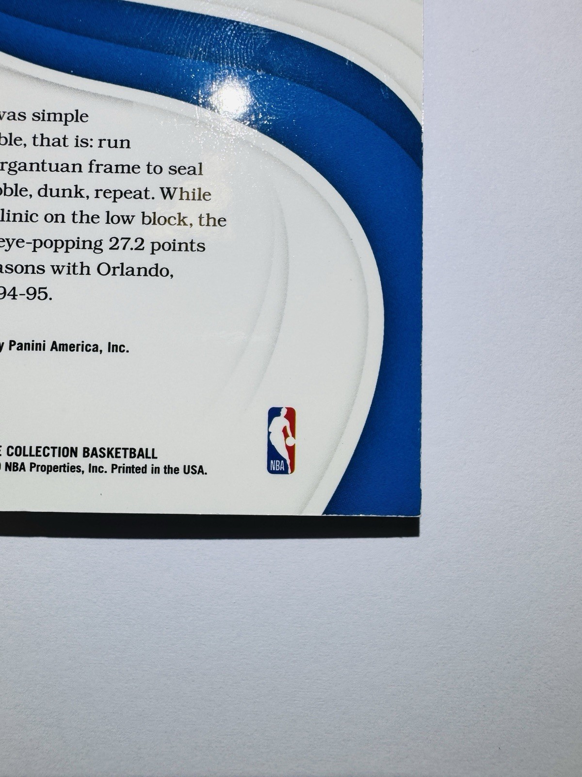 2018-19 Panini Immaculate All-Time Greats Shaquille O'Neal Auto 7/25, Magic view 12