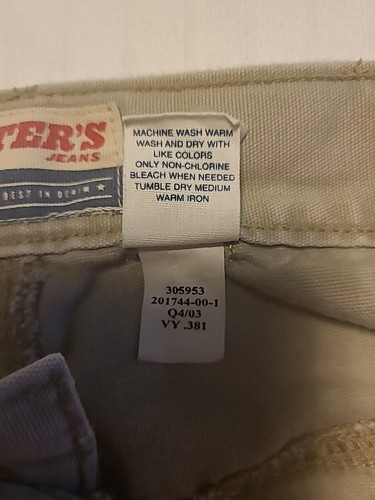 Vintage Old Navy Painters Carpenter Pants Beige Men's Size 36x32 Actual (34x30) - Picture 7 of 11