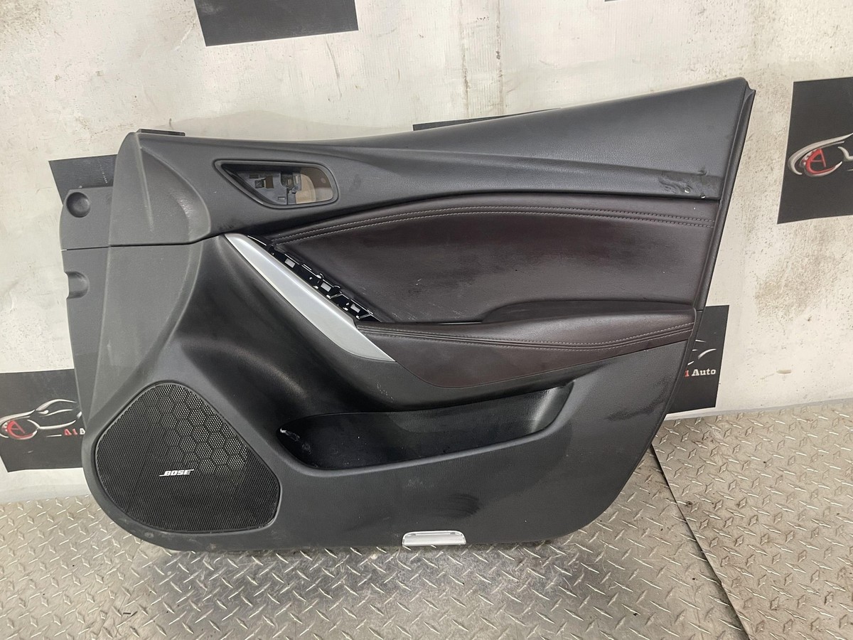 マイラ 2016 2017 Mazda 6 Front Passenger Right Door Panel Brown Leather