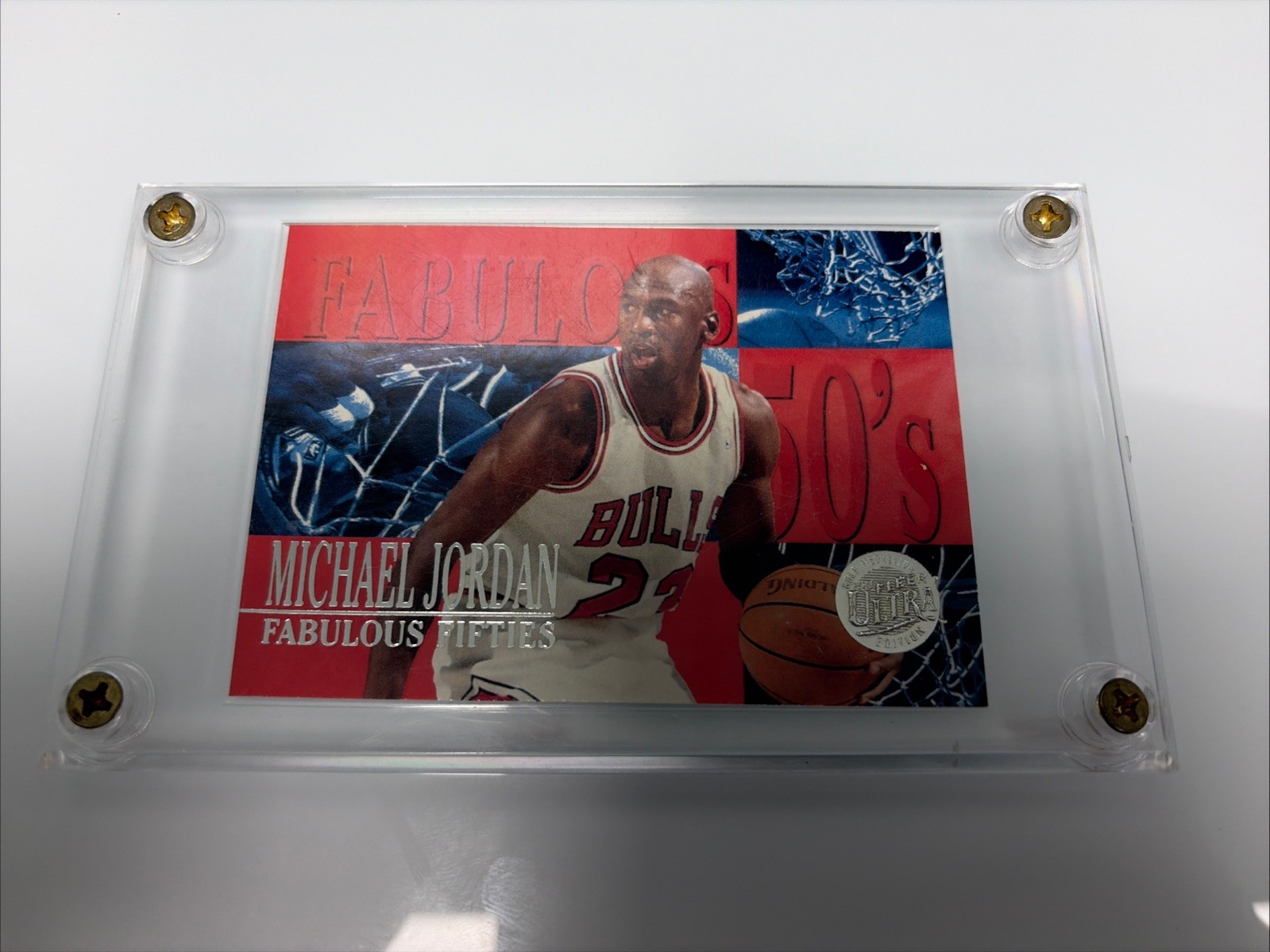 Michael Jordan 1995 Fleer Ultra #5 Fabulous Fifties - Gold 