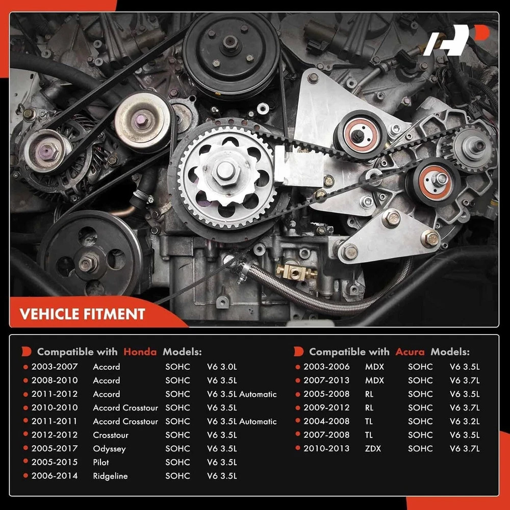  Timing Belt Kit with Water Pump Timing Belt Kit with Water Pump + Drive Belt