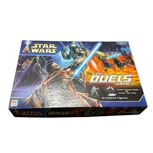 Vtg Star Wars 2002 Epic Duels Board Game Hasbro 100% Complete