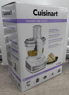 Food Processor 10 Cup Core Custom Multifunctional FP 110 White Cuisinart