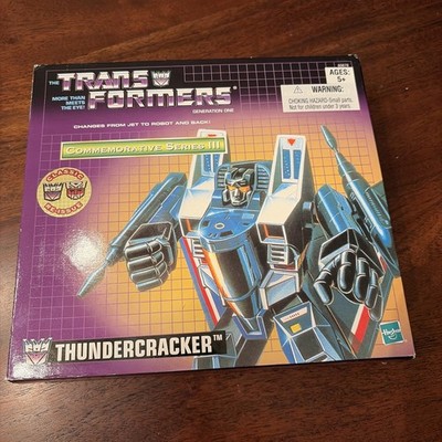 Transformers Thundercracker Commemorative Series III G1 Figure Hasbro Unopened