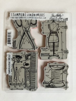 Tim Holtz Stampers Anonymous Stempel Platte CMS147