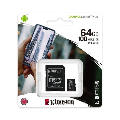 Karta pamięci flash Kingston 64GB 128GB 256GB 512GB Class10 microSD SD SD SDXC 100 MBs - Zdjęcie 5 z 14