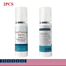 Sun Coast Sciences Total Package Serum w/ Vitamin C Hyaluronic Acid Tri 2 pack