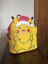 Loungefly X Pokémon Christmas Pikachu Cosplay Holiday Mini Backpack Light Up