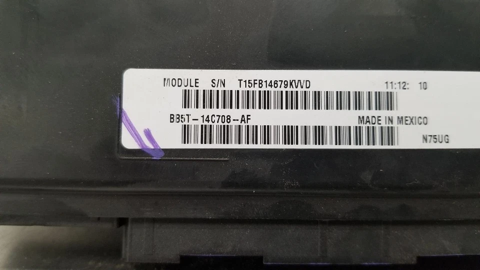 17 MÓDULO DE CONTROL DE MEMORIA LINCOLN NAVEGATOR BB5T14C708AF Foto 3 de 4