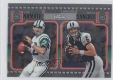 2010 Topps Chrome Gridiron Lineage Joe Namath Mark Sanchez #CGL-NS HOF 0j6