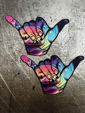HANG LOOSE Stickers BIG Shaka STICKER SURF STICKERS Futures Volcom DaKine RVCA